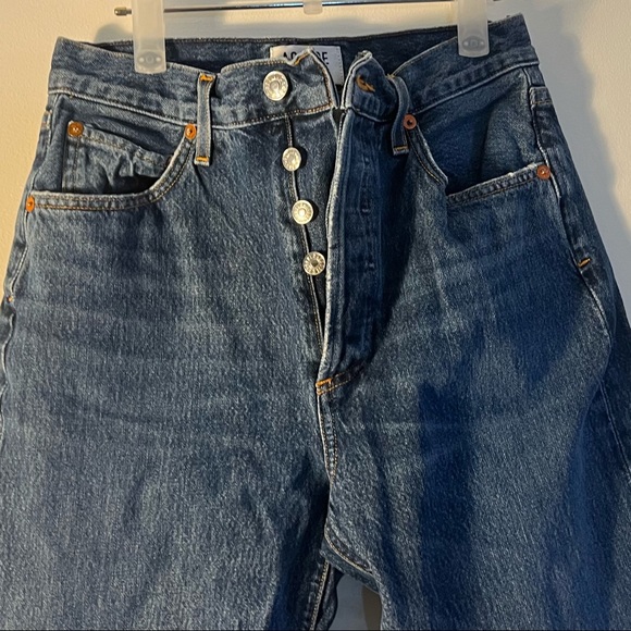 AGOLDE HIGH RISE STRAIGHT CROP JEANS - Picture 4 of 7